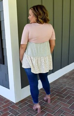 Heimish - ET6623-11 - 42522 Time To Escape Colorblock Top