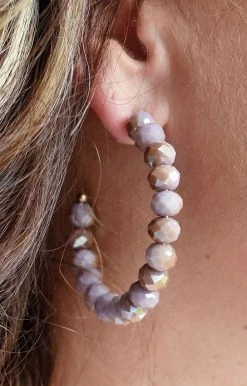 YFW - 73940 - 52922 Let Me Explain Earrings - Lavender