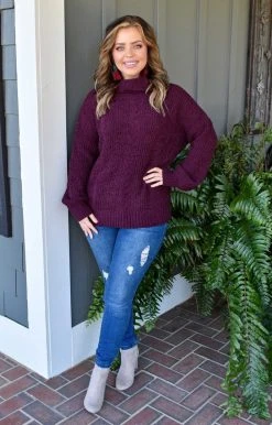 Staccato - 53137PP - 11422 Looking Fabulous Sweater - Plum