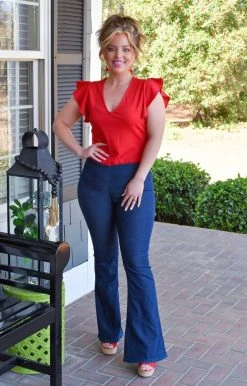 TCEC - CT7371 - 22622 Simply Elegant Bodysuit - Red