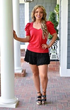 Heimish - WP1013F - 42022 Capture This Shorts - Black BOTTOMS