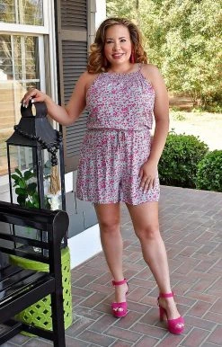 Staccato - 81840C-PP - 3322 All I Could Ask For Floral Romper - Multi