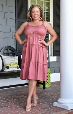 Heimish - WD1015F - 5522 Sweetheart Babe Dress - Rose DRESSES