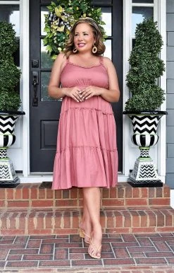 Heimish - WD1015F - 5522 Sweetheart Babe Dress - Rose DRESSES