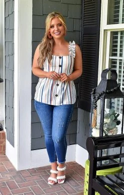 Staccato - 18528PP - 7922 Dreaming Of Us Print Top - Multi