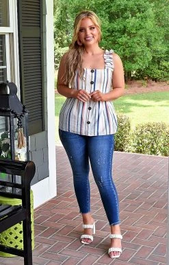 Staccato - 18528PP - 7922 Dreaming Of Us Print Top - Multi