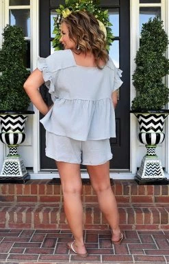 143 Story - IPM7963-PP - 6922 BOTTOMS Weekend Living Shorts - Slate