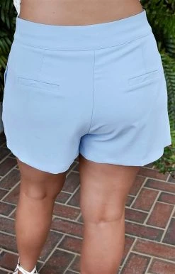 TCEC - CP9442 - 31922 Making It Happen Shorts - Baby Blue BOTTOMS