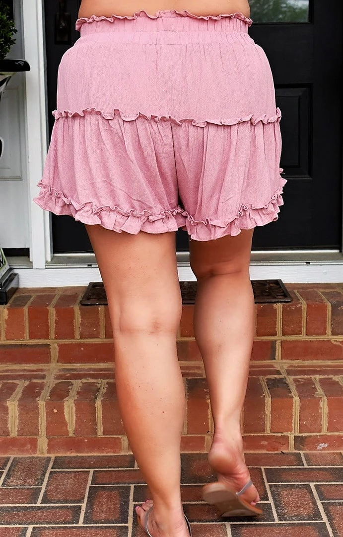 Heimish - WP1013F - 42022 Capture This Shorts - Rose BOTTOMS