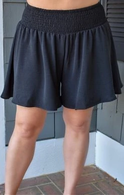 White Birch - P77047A1XL - 21922 BOTTOMS Thoughtful Reminder Shorts - Black