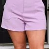 TCEC - CP9442 - 41022 BOTTOMS Making It Happen Shorts - Lavender