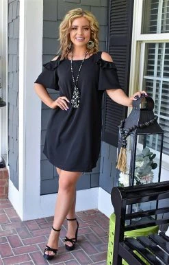 Spin USA - MD3705 - 62822 DRESSES Perfectly Innocent Dress - Black