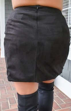 Andree - 64044-PP - 10821 Feeling It Embroidered Skirt - Black