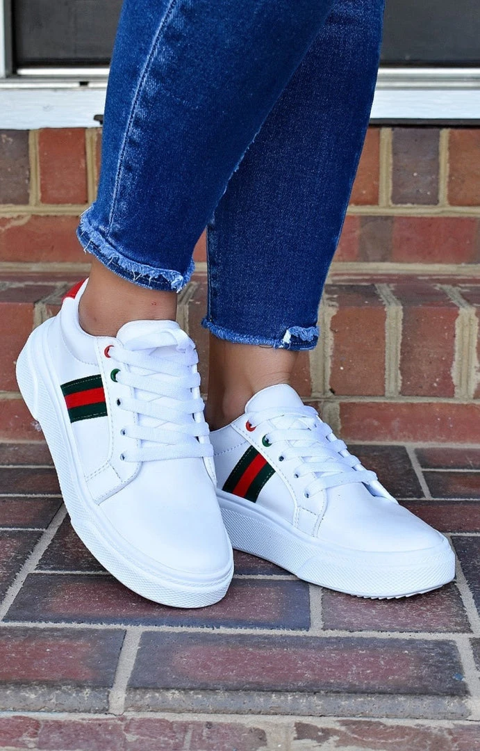 Impexsa Corp - ARIA-14 - 101821 SHOES Found My Love Sneakers - White