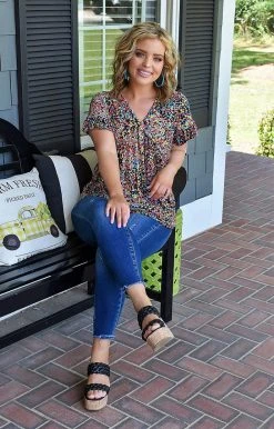 Heimish - ET6220-12 - 62822 TOPS Expecting You Print Top - Multi