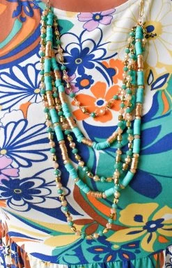 First Love - D12028 - 71222 Accessories Total Appeal Necklace - Turquoise