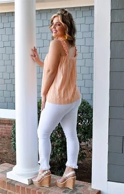 Staccato - 18533-PP - 22822 TOPS Always The Same Thing Gingham Top - Yellow/Pink