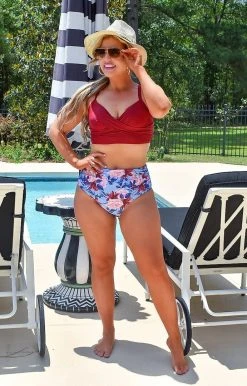 Queen - BA004524 - 6422 Tropical Summer Two Piece Swimsuit SWIMWEAR