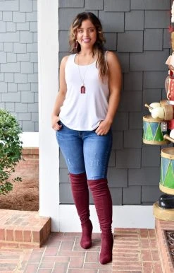 Adrienne - 1769MD - 121221 New To Me Tank - White TOPS