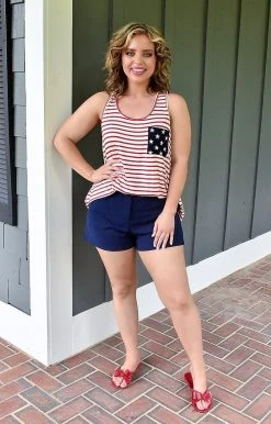 Heimish - ST6000-15 - 53022 All American Babe Print Top