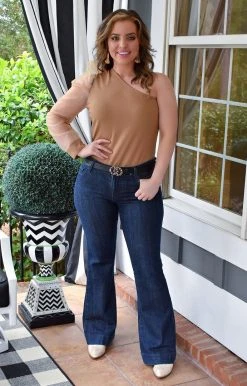 TCEC - CT7418 - 12322 TOPS Make A Statement Bodysuit - Beige