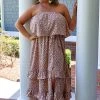 Heimish - WD1035F - 42522 DRESSES That's The Spirit Print Maxi Dress - Dusty Rose