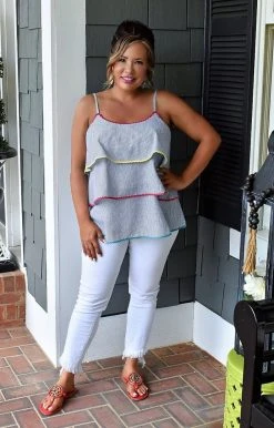 Andree - 18362-S-PP - 5622 Pure Excitement Top - Blue