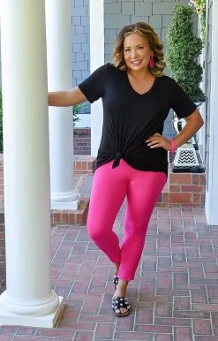 Heimish - BL-ST1644S - 51722 TOPS Back For You Top - Black