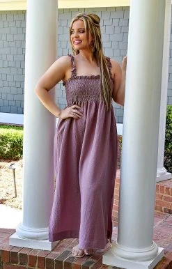 Heimish - WD1003F - 42522 Heat Of The Moment Maxi Dress - Dark Mauve