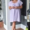 143 Story - IDM8090-PP - 6422 Familiar Style Dress - Lilac DRESSES