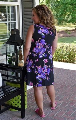 Heimish - BL-SD1062-17 - 62522 DRESSES Just So Sweet Floral Dress - Black