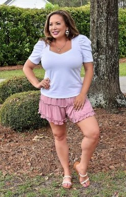 Heimish - WP1013F - 42022 Capture This Shorts - Rose BOTTOMS