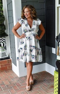 First Love - ID189 - 72222 Always The One Floral Dress - White