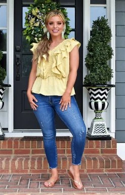 ODDI - IT14877 - 7822 Looking Ahead Top - Honey