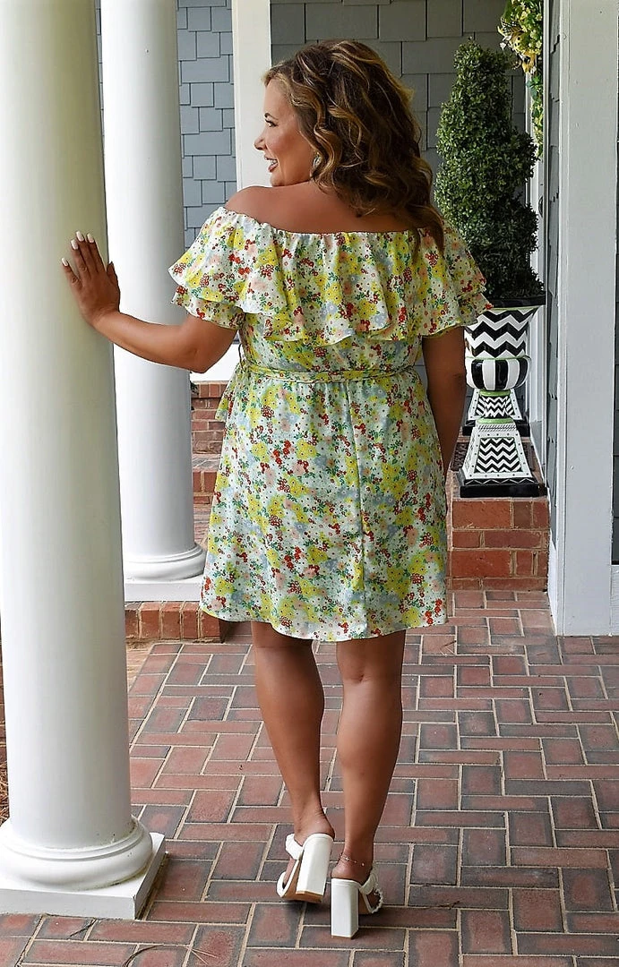 Spin USA - MD3761 - 62322 Refreshing Breeze Floral Dress - Multi